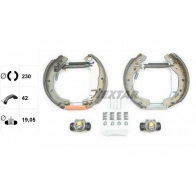Тормозные колодки TEXTAR Opel Astra (F) 1 Универсал 1.7 TD (F08. C05) 68 л.с. 1994 – 1998 84049001 84101 0490 84101 0490 2 4