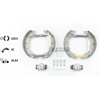 Тормозные колодки TEXTAR 84101 0526 1 4 Peugeot 406 1 (8E, 8F) Универсал 2.0 HDi 110 107 л.с. 2001 – 2004 84052600 84101 0526