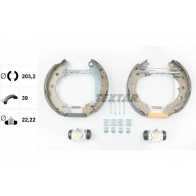 Тормозные колодки TEXTAR Renault Kangoo (FC) 1 Фургон 1.2 16V (FC05. FC0W. FC1D. FC1P. FC1K. FC0T) 75 л.с. 2001 – 2025 84101 0528 84101 0528 1 4 84052800