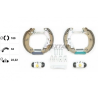 Тормозные колодки TEXTAR 84101 0544 2 4 Fiat Punto (188) 2 Хэтчбек 1.9 JTD 80 (1837, 257, 337, 357) 80 л.с. 1999 – 2012 84054401 84101 0544