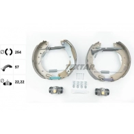 Тормозные колодки TEXTAR 84101 0558 2 4 84055801 Ford Maverick 1 (ML) Внедорожник 2.7 TD 125 л.с. 1996 – 1998 84101 0558