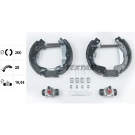 Тормозные колодки TEXTAR Opel Corsa (C) 3 Хэтчбек 1.7 DTI (F08. F68) 75 л.с. 2000 – 2009 84101 0581 1 4 84058100 84101 0581