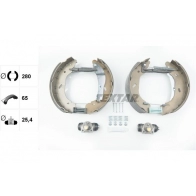 Тормозные колодки TEXTAR Ford Transit 6 (FD) Автобус 2.4 TDCi 137 л.с. 2004 – 2006 84058600 84101 0586 84101 0586 1 4