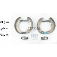 Тормозные колодки TEXTAR 84101 0591 1 4 Ford Transit 7 (FD) Автобус 2.2 TDCi 100 л.с. 2011 – 2014 84101 0591 84059100