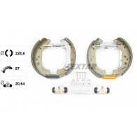 Тормозные колодки TEXTAR 84061400 84101 0614 1 4 Ford Tourneo Connect 1 (C170) Минивэн 1.8 TDCi /TDDi /DI 75 л.с. 2002 – 2013 84101 0614