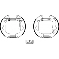 Тормозные колодки TEXTAR 84062001 84101 0620 2 4 Fiat Doblo (119, 223) 1 Минивэн 1.9 JTD (223AxE1A) 100 л.с. 2001 – 2025 84101 0620