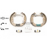 Тормозные колодки TEXTAR 84101 0654 1 4 Fiat Linea 84065400 84101 0654