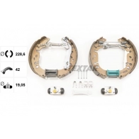 Тормозные колодки TEXTAR Opel Corsa (D) 4 2006 – 2014 84101 0654 84065402 84101 0654 3 4