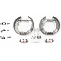 Тормозные колодки TEXTAR 84101 0688 84068800 Mitsubishi Colt 6 (Z3, Z2) Хэтчбек 1.5 DI D 68 л.с. 2004 – 2012 84101 0688 1 4