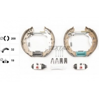 Тормозные колодки TEXTAR Ford Fiesta 6 (CB1, CCN) Хэтчбек 1.6 Ti 134 л.с. 2010 – 2025 84101 0692 84069200 84101 0692 1 4