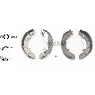 Тормозные колодки TEXTAR 98101 0112 98101 0112 0 4 91011200 Renault Espace (JS63) 2 Минивэн 2.2 (J/S637. J63G) 108 л.с. 1991 – 1996