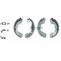 Тормозные колодки TEXTAR 98101 0553 0 4 98101 0553 Hyundai H1 Starex (A1) 1 Минивэн 2.5 TD 4WD 99 л.с. 2001 – 2004 91055300