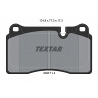 Тормозные колодки дисковые, комплект TEXTAR 2021701 510399 20217 20217 173 0 4