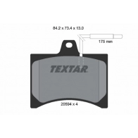 Тормозные колодки дисковые, комплект TEXTAR 20594 2059403 510482 20594 130 0 4