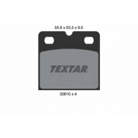 Тормозные колодки дисковые, комплект TEXTAR 20610 090 0 4 510488 20610 2061005