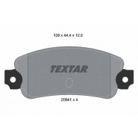 Тормозные колодки дисковые, комплект TEXTAR 20841 510540 20841 120 0 4 2084102