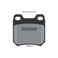 Тормозные колодки дисковые, комплект TEXTAR 2105002 21050 152 0 4 21050 510625