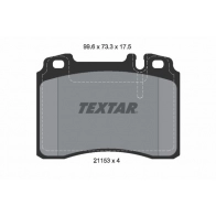Тормозные колодки дисковые, комплект TEXTAR 510654 21153 2115307 21153 175 0 4