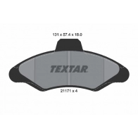 Тормозные колодки дисковые, комплект TEXTAR 21171 2117105 510664 21171 180 0 4