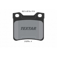 Тормозные колодки дисковые, комплект TEXTAR 21278 170 0 4 2127803 21278 510702