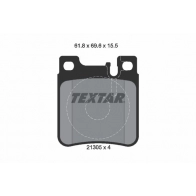 Тормозные колодки дисковые, комплект TEXTAR 510713 2130501 21305 21305 155 0 4