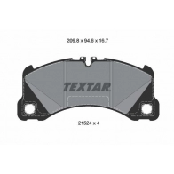 Тормозные колодки дисковые, комплект TEXTAR 2152401 1437027272 5PE 37PJ