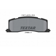 Тормозные колодки дисковые, комплект TEXTAR 510873 21688 153 0 4 2168801 21688
