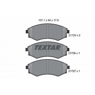 Тормозные колодки дисковые, комплект TEXTAR 510890 21725 21725 170 0 5 2172501