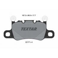 Тормозные колодки дисковые, комплект TEXTAR 1439900766 I LA1P 2217701