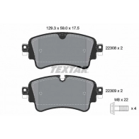 Тормозные колодки дисковые, комплект TEXTAR Volkswagen Touareg 22308 175 1 5 2230801 22308