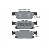 Тормозные колодки дисковые, комплект TEXTAR 2241201 22412 191 0 5 511067 22412
