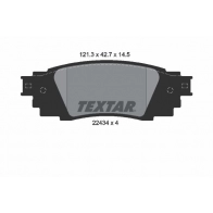 Тормозные колодки дисковые, комплект TEXTAR 511074 22434 145 0 4 22434 2243401