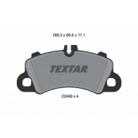 Тормозные колодки дисковые, комплект TEXTAR AK MPW 2246901 1425578226