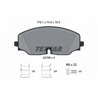 Тормозные колодки дисковые, комплект TEXTAR YEQ6D RG Volkswagen Teramont 2276901