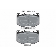 Тормозные колодки дисковые, комплект TEXTAR 1437027282 2289301 T RFSKF