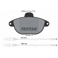 Тормозные колодки дисковые, комплект TEXTAR 23146 Citroen Xantia 1 (X1, X2) Универсал 2.0 Turbo 147 л.с. 1995 – 2003 23146 170 1 4 2314601