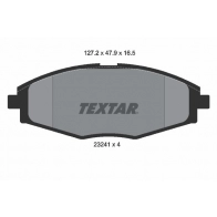Тормозные колодки дисковые, комплект TEXTAR 2324102 23241 165 0 4 23241 511191