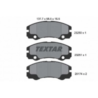 Тормозные колодки дисковые, комплект TEXTAR Opel Frontera (B) 2 1998 – 2004 21845 23250 2325001