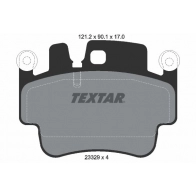 Тормозные колодки дисковые, комплект TEXTAR Porsche Boxster (987) 2 Спайдер 3.4 RS 60 303 л.с. 2007 – 2008 23329 170 0 4 23329 2332902