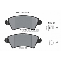 Тормозные колодки дисковые, комплект TEXTAR 23332 180 1 5 2333201 23332 Peugeot 206