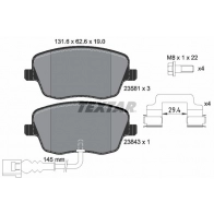 Тормозные колодки дисковые, комплект TEXTAR 23581 23581 190 1 5 Skoda Roomster (5J) 1 2006 – 2015 2358102