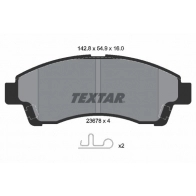 Тормозные колодки дисковые, комплект TEXTAR 23678 160 1 4 2367801 Ford Ranger 4 (ER, EQ) Пикап 2.5 TD 4x4 109 л.с. 1999 – 2006 23678
