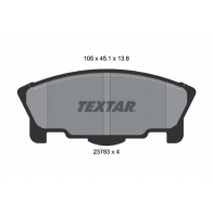 Тормозные колодки дисковые, комплект TEXTAR 23783 511498 2378301 23783 138 0 4