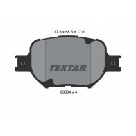 Тормозные колодки дисковые, комплект TEXTAR 511529 2386401 23864 23864 170 0 4