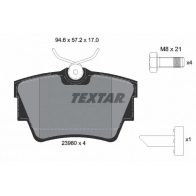 Тормозные колодки дисковые, комплект TEXTAR Opel Vivaro (A) 1 Фургон 2.0 ECOTEC (F7) 117 л.с. 2006 – наст. время 23980 170 1 4 2398001 23980