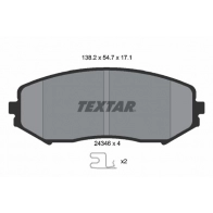 Тормозные колодки дисковые, комплект TEXTAR 24346 511796 24346 171 1 4 2434601