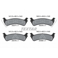 Тормозные колодки дисковые, комплект TEXTAR 2437701 Ford Explorer 24377 146 0 5 24377