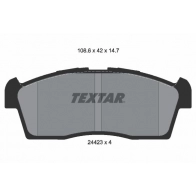 Тормозные колодки дисковые, комплект TEXTAR 24423 147 0 4 24423 511829 2442301