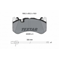 Тормозные колодки дисковые, комплект TEXTAR 2445501 24455 169 0 4 24455 Audi A6 (C7) 4 Универсал 4.0 Rs6 Performance Quattro 605 л.с. 2015 – 2018