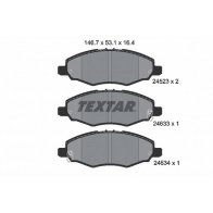 Тормозные колодки дисковые, комплект TEXTAR 24523 2452301 24523 164 0 5 511885